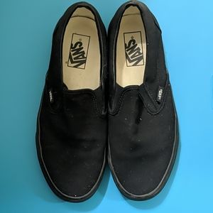 Black Slip On Vans